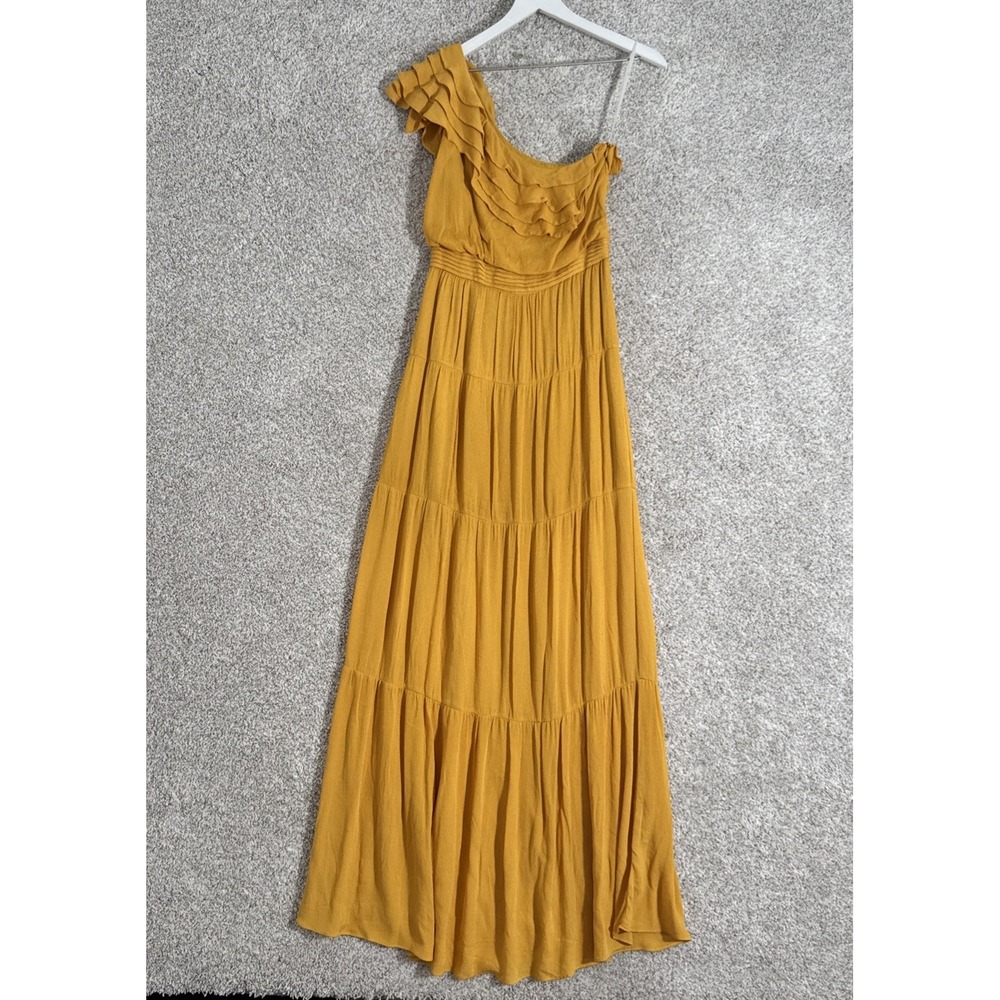 Tularosa Size Small Midi Dress Lily Yellow Dolly REVOLVE